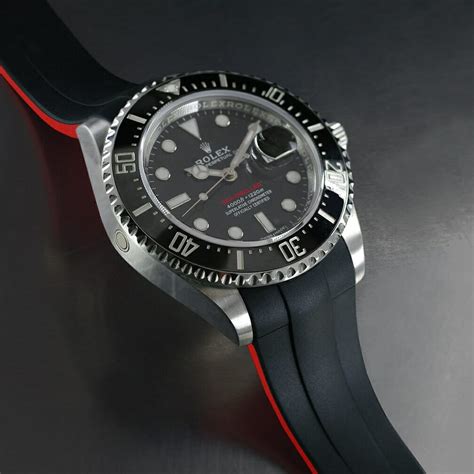 rolex rubber strap replacement|rolex rubber strap for sale.